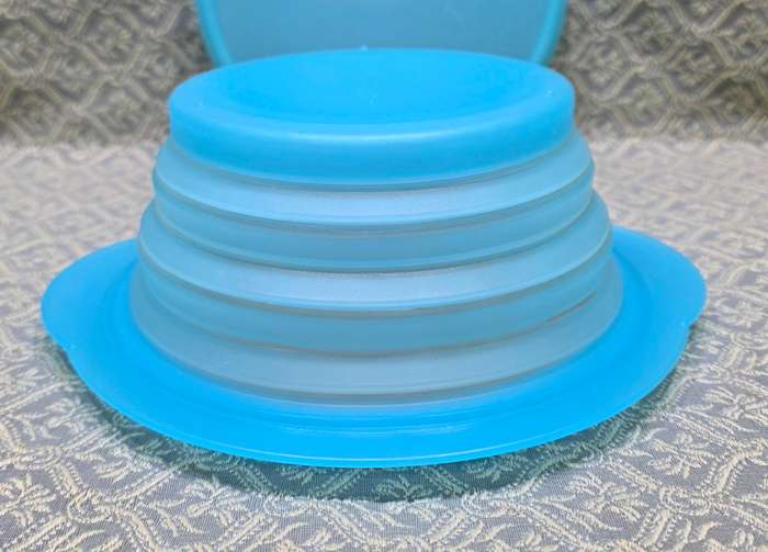 Tupperware Concertina Container | Baby Blue | 1.5L