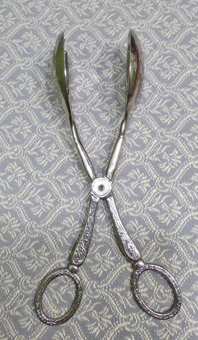 Silver Plated Serving Tongs