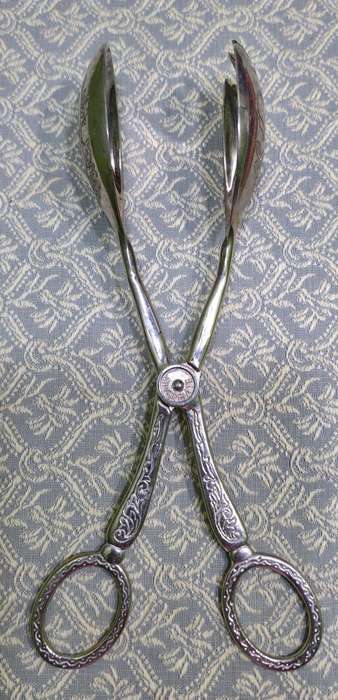 Silver Plated Serving Tongs