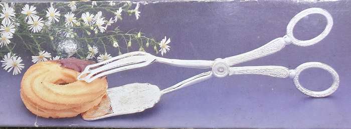 Silver Plated Serving Tongs