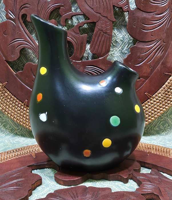 German Small Polka Dot Vase