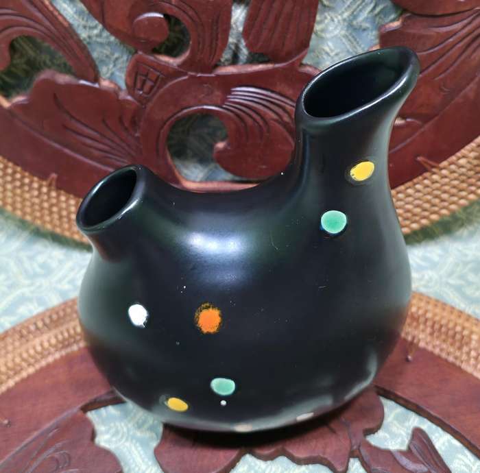 German Small Polka Dot Vase