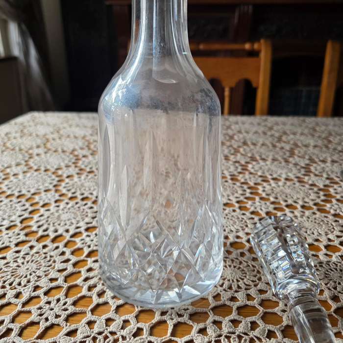Heavy Lead Crystal Decanter