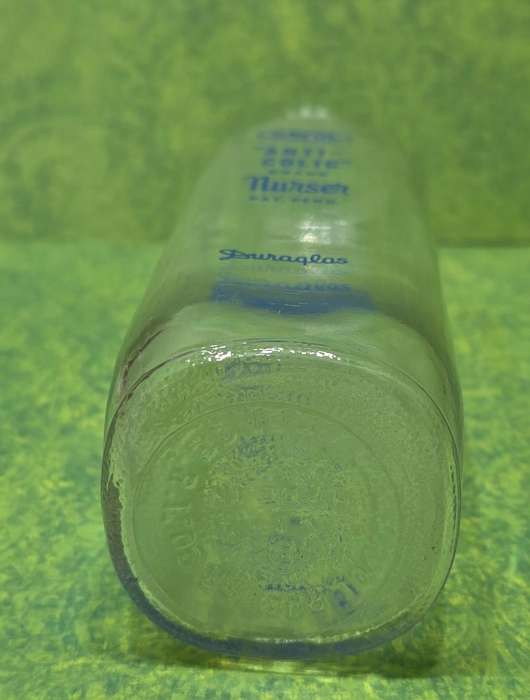 Vintage Davol Anti-Colic Brand Nurser Glass Baby Bottle, Duraglas Providence