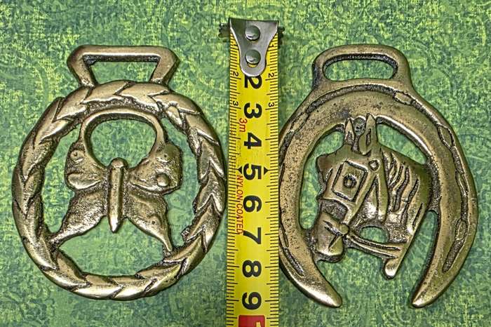 Brass Harness Horse Decoration