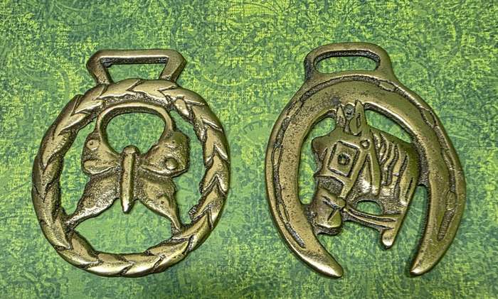 Brass Harness Horse Decoration