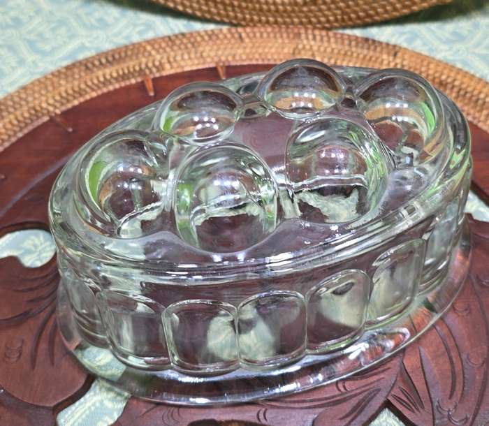 Vintage Glass Jelly Mould