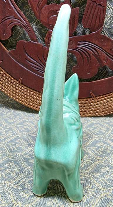 Vintage Sylvac Green Kitty | 1930`s | Very good Condition | England | free Bunny |