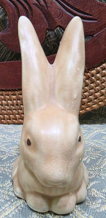 Vintage Sylvac Green Kitty | 1930`s | Very good Condition | England | free Bunny |