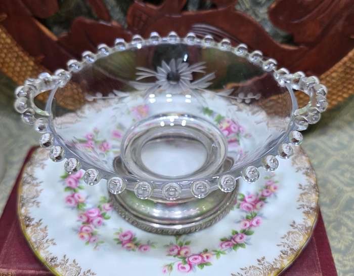 Sterling Silver and Glass Bowl