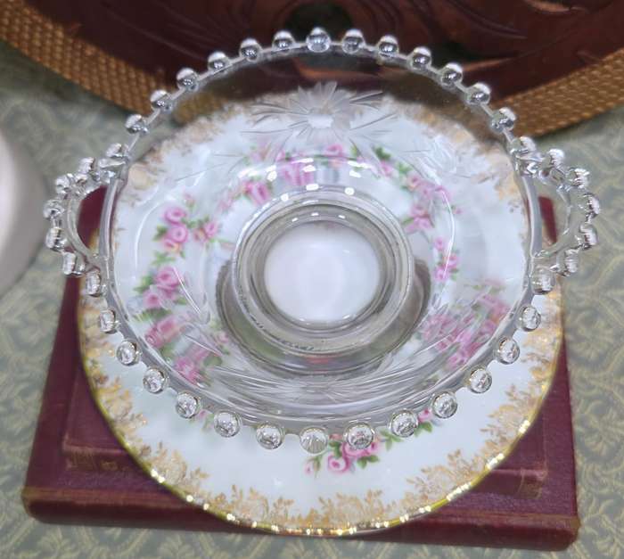 Sterling Silver and Glass Bowl