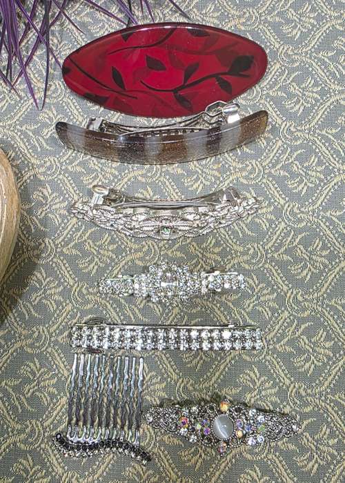 French Hair Barrette Clip and Other Clips purchased in the USA