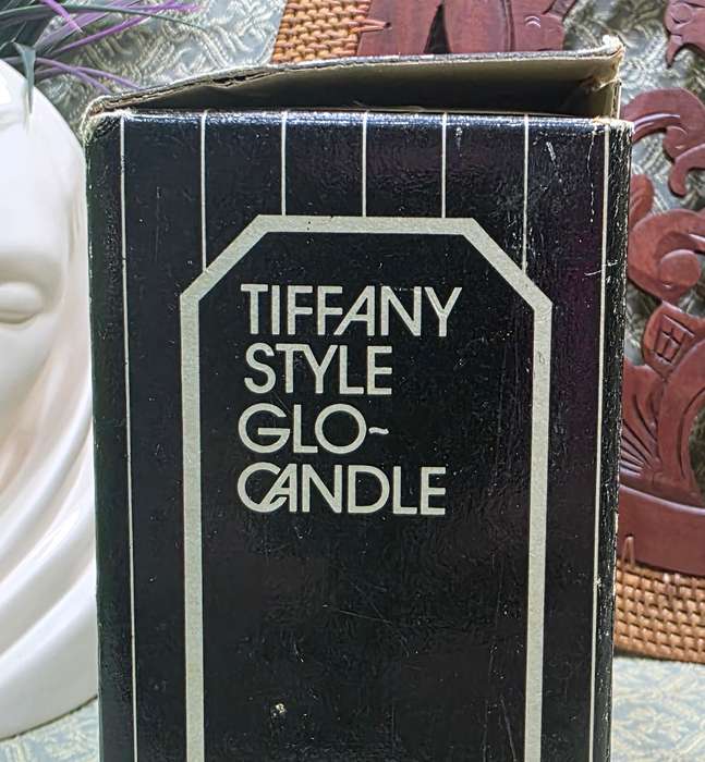 Tiffany Style | Cast Iron | candle holder | Vintage |