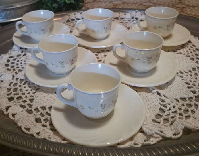 6 Vintage Acropal Espresso Set