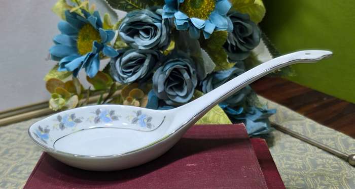 ORIENTAL SERVING SPOON