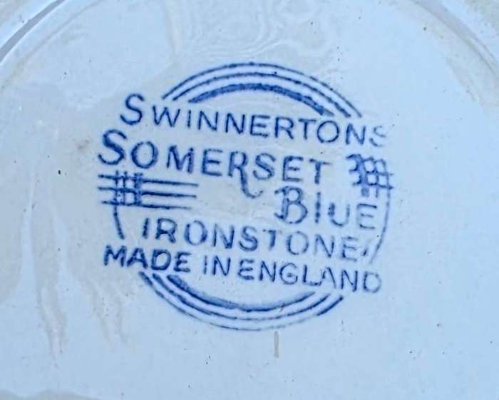 Swinnertons somerset blue bowl