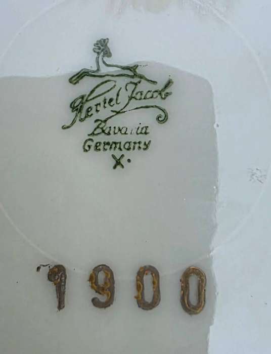 Appealing Black Snack Plate with side plates made in Germany