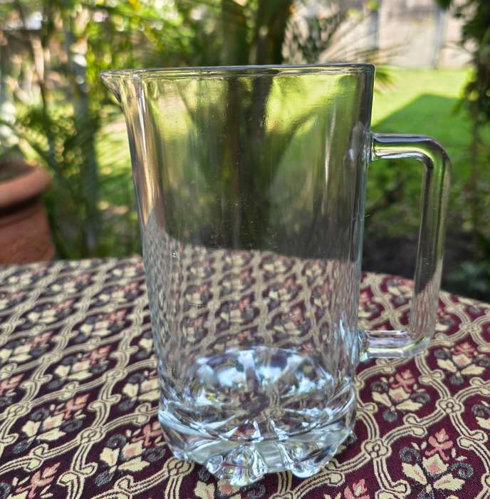 ITALIAN GLASS WATER JUG