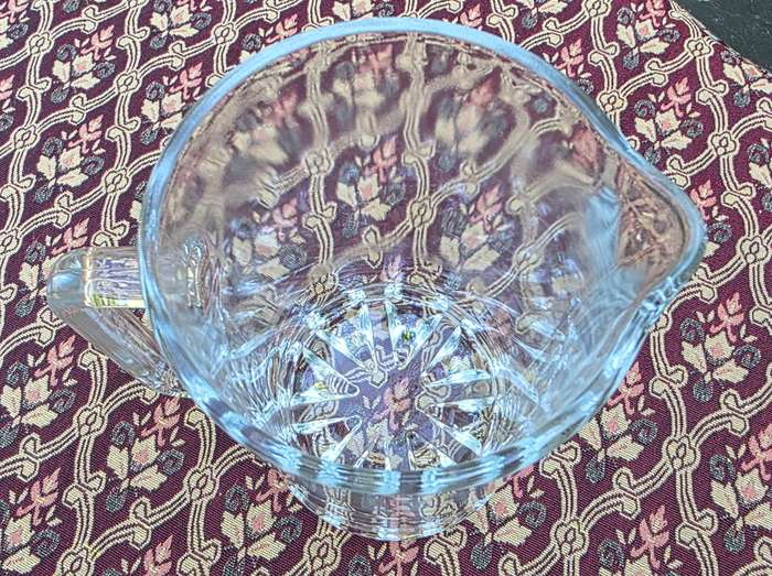 ITALIAN GLASS WATER JUG
