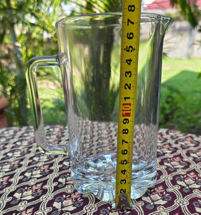 ITALIAN GLASS WATER JUG