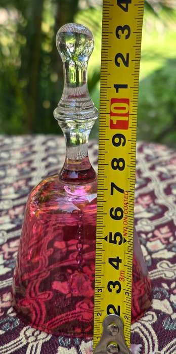 Venust Red Mickey Mouse Glass Bell