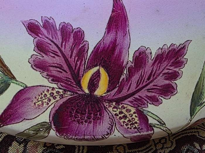 Vintage Salad Bowl with Spoon