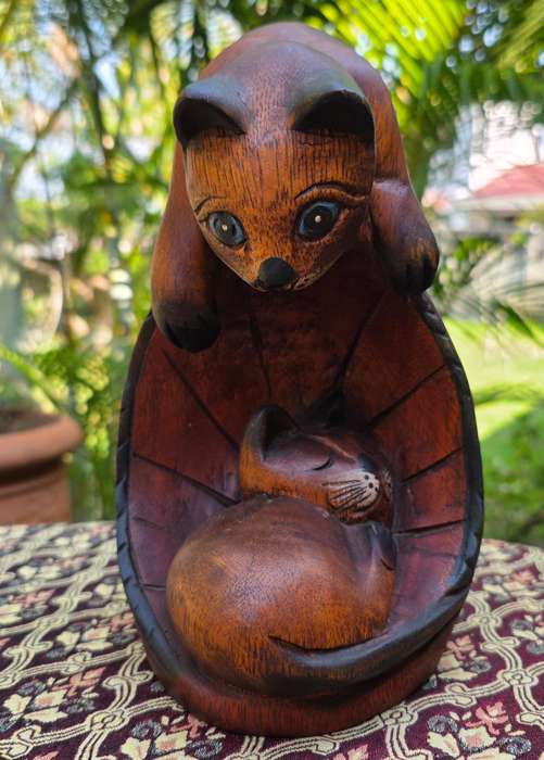 Wooden Cat
