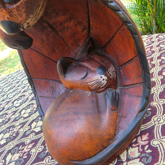 Wooden Cat