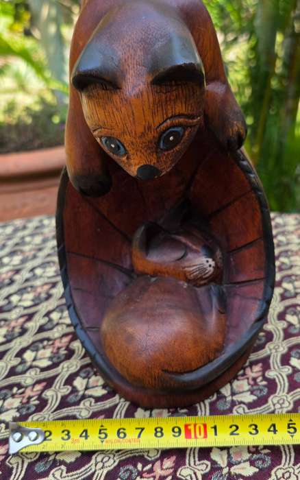 Wooden Cat