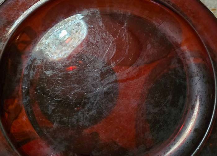 Arcoroc Vercors Ruby Red Glass Dinner Set  12 Pieces