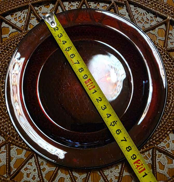 Arcoroc Vercors Ruby Red Glass Dinner Set  12 Pieces