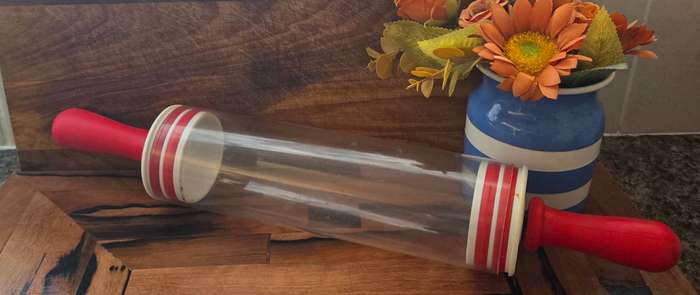 PLASTIC ROLLING PIN | KITCHENALIA | 45 CM |