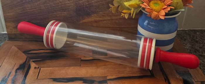 PLASTIC ROLLING PIN | KITCHENALIA | 45 CM |