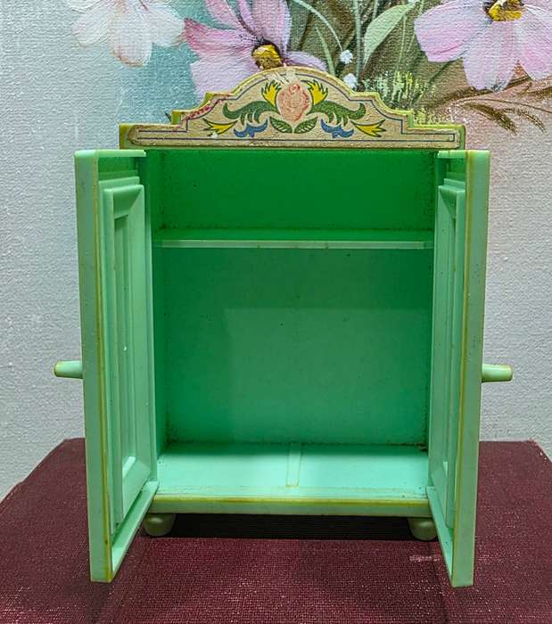 Vintage 80s Jean of West Germany for Toyworks Green Bavarian Wardrobe