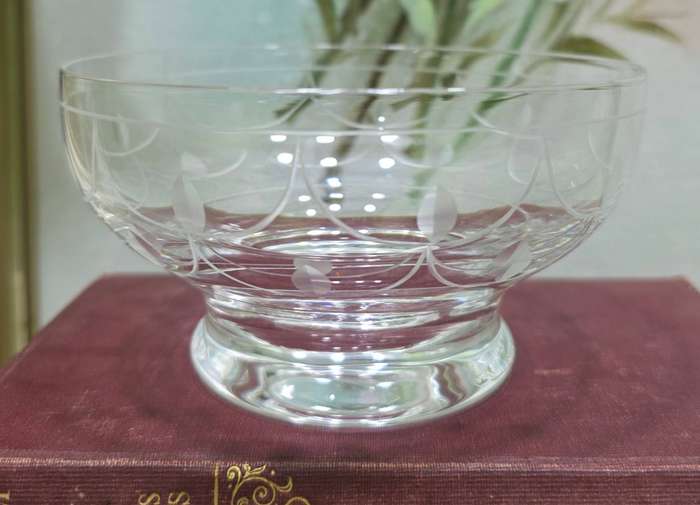 Stuart Crystal Bowl with Crystal Candy Bowl