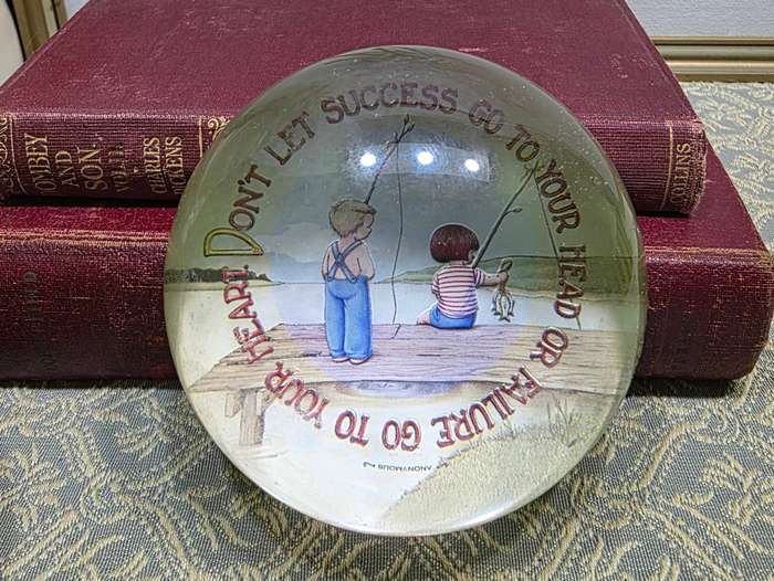 Crystal Paperweight made in France