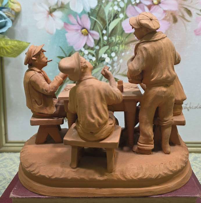 Grasso Italy Italian Terra Cotta Pottery Figurine
