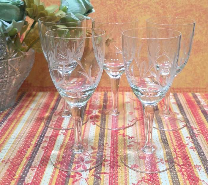 Vintage Stem Glasses