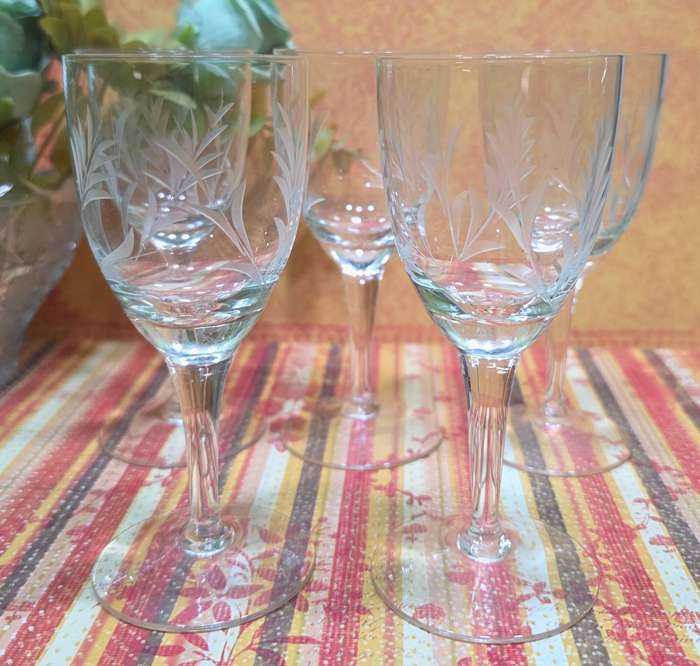 Vintage Stem Glasses