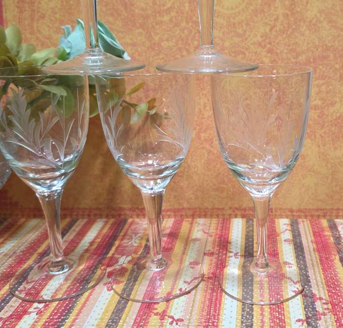 Vintage Stem Glasses