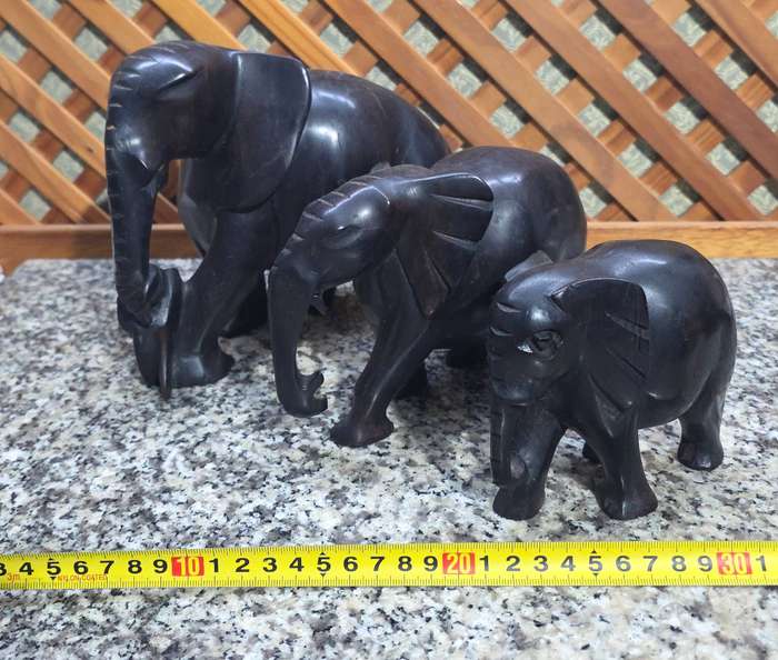 WOODEN ELEPHANTS