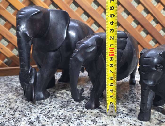 WOODEN ELEPHANTS