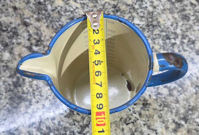 VINTAGE ENAMEL JUG