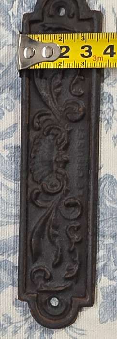 Vintage French Le Creuset Cast Iron Plaque, Retro Metal