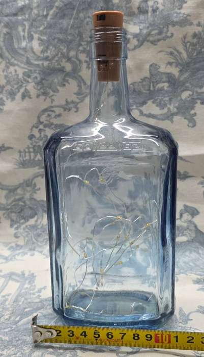 Glass Bottle with Fairie Lights