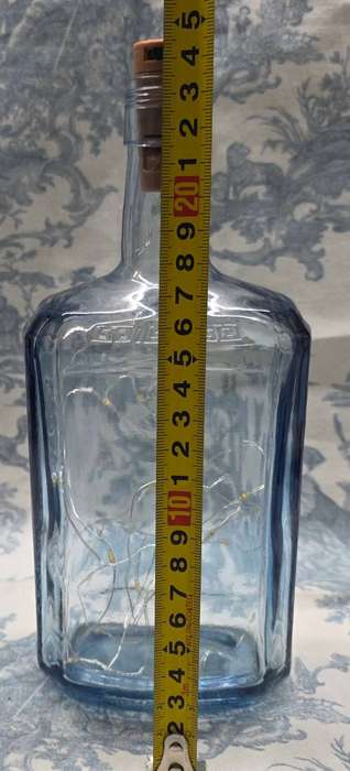 Glass Bottle with Fairie Lights