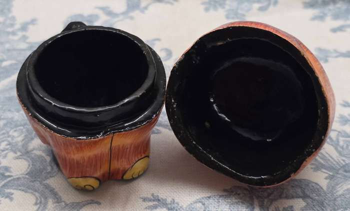 Papier-Mâché CAT Trinket Box