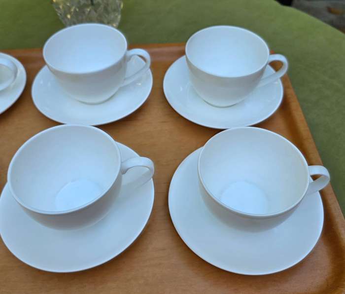 Maxwell & Williams - 350ml Cashmere Cups & Saucers Fine Bone China-Set of 6