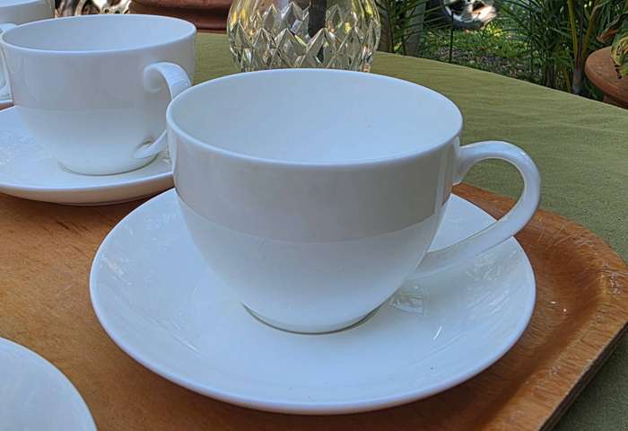 Maxwell & Williams - 350ml Cashmere Cups & Saucers Fine Bone China-Set of 6