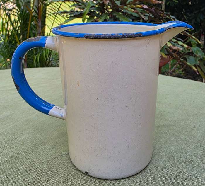 VINTAGE ENAMEL JUG